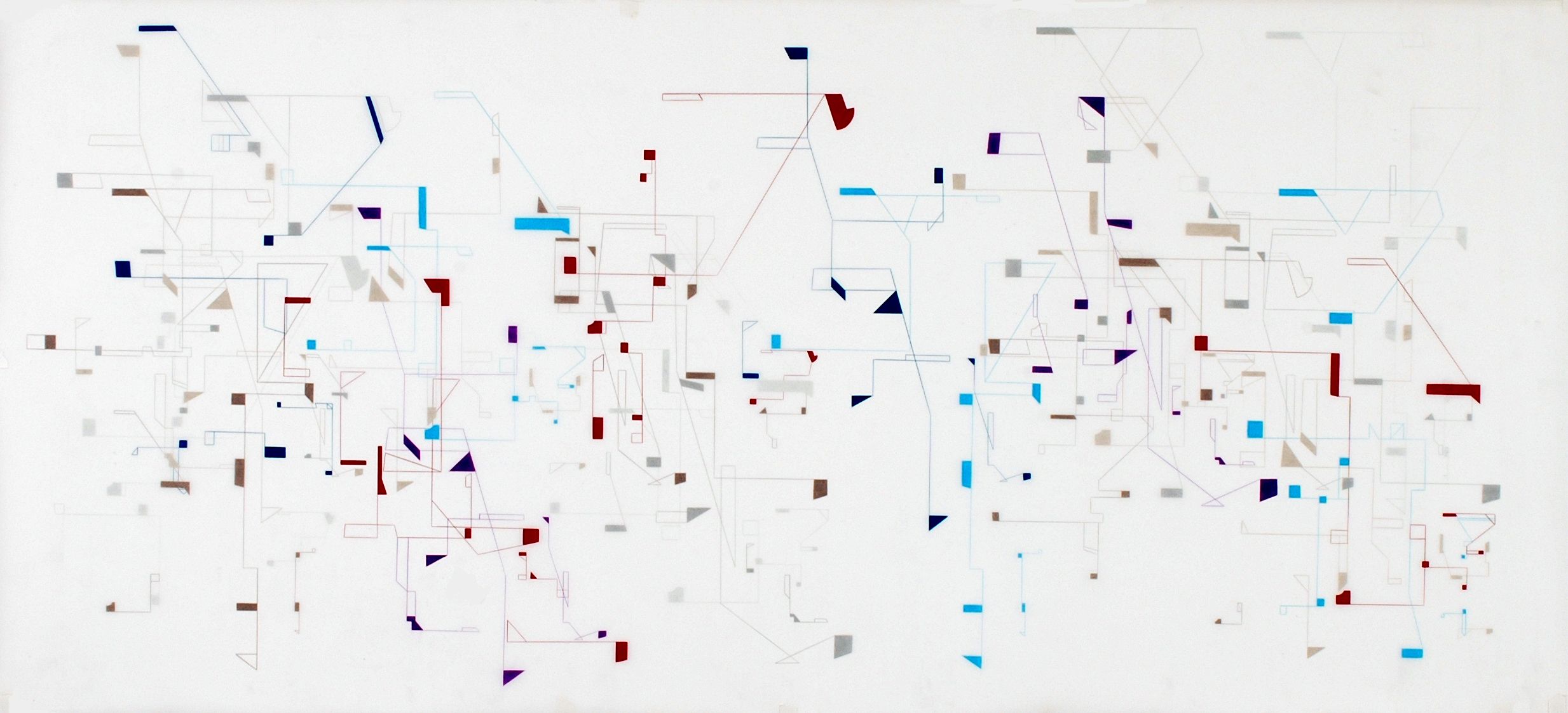 Spectral Variant #3b 4x12
Colored Pencil on Mylar
42 x 92 inches, 2008